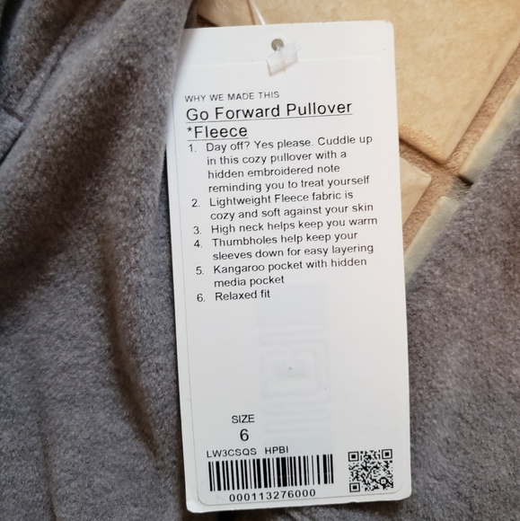 Lululemon Go Forward Pullover Heathered Pink Bliss - Picture 8 of 12